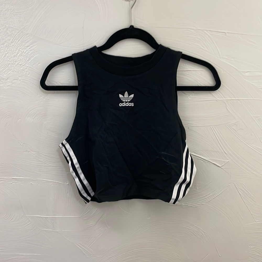 Adidas Black Crop Top